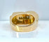 Bague 60 Bague Tank en or jaune 18 carats et diamants 58 Facettes AB603