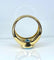 Bague 52 Bague jonc en or jaune 18 carats et topaze bleue 58 Facettes AB611