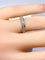 Bague 50 Demi-alliance - Bague en platine et diamants 58 Facettes AB615