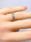 Bague 50 Demi-alliance - Bague en platine et diamants 58 Facettes AB615