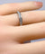 Bague 50 Demi-alliance - Bague en platine et diamants 58 Facettes AB615