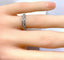 Bague 50 Demi-alliance - Bague en platine et diamants 58 Facettes AB615