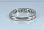 Bague 50 Demi-alliance - Bague en platine et diamants 58 Facettes AB615