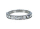 Bague 50 Demi-alliance - Bague en platine et diamants 58 Facettes AB615
