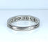 Bague 50 Demi-alliance - Bague en platine et diamants 58 Facettes AB615
