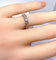 Bague 50 Demi-alliance - Bague en platine et diamants 58 Facettes AB615