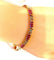 Bracelet Bracelet en or jaune 18 carats avec rubis calibrés et diamants 58 Facettes AB620
