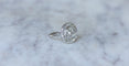 Bague 52.5 Art Déco - Bague cible ronde en or blanc et platine, diamants 58 Facettes