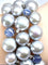 Bracelet Bracelet en or blanc 18 carats, saphirs étoilés, diamants et perles grises 58 Facettes AB632