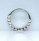 Bague 49 Demi-alliance - Bague en or blanc 18 carats et diamants 58 Facettes AB635