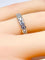 Bague 49 Demi-alliance - Bague en or blanc 18 carats et diamants 58 Facettes AB635