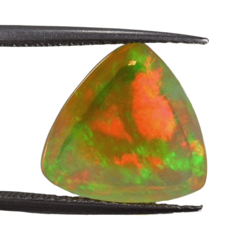 Gemstone Opale de feu naturelle - Cabochon 4,70 ct 58 Facettes 332