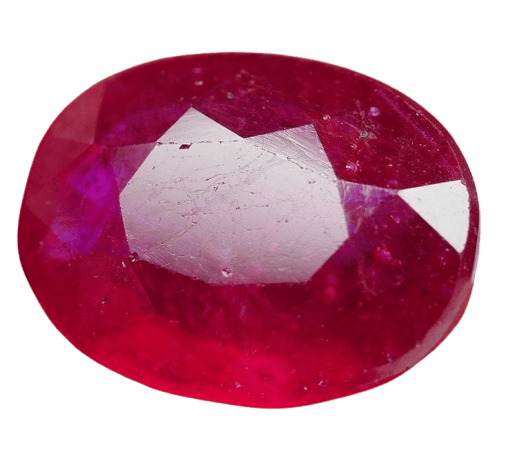Gemstone Rubis naturel ovale 5,70 ct 58 Facettes 351