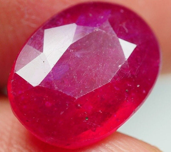 Gemstone Rubis naturel ovale 5,70 ct 58 Facettes 351