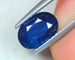 Gemstone Saphir bleu ovale chauffé 1,52 ct 58 Facettes 342