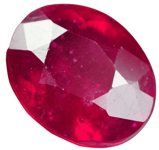 Gemstone Rubis naturel ovale 6 ct 58 Facettes 347