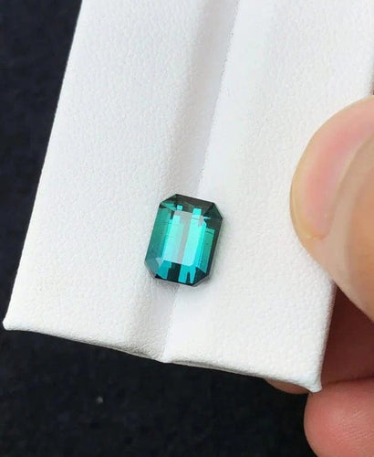 Gemstone Tourmaline bleu-vert - Pierre 3,05 ct 58 Facettes 229