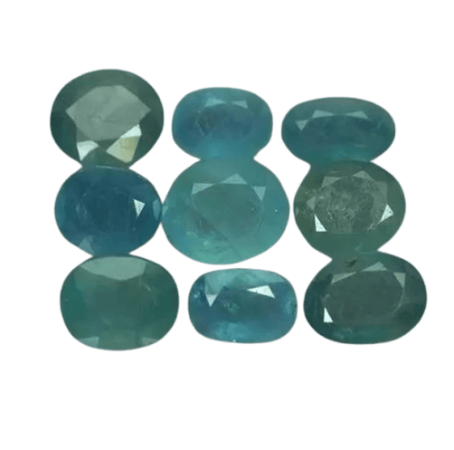 Gemstone Lot de 9 grandidiérites ovales 7,50 ct 58 Facettes 284