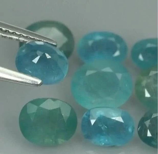 Gemstone Lot de 9 grandidiérites ovales 7,50 ct 58 Facettes 284
