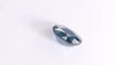 Gemstone Saphir bleu chauffé 3,67 ct avec certificat GCI 58 Facettes 270