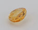 Gemstone Saphir jaune naturel non chauffé 0,94 ct, taille ovale 58 Facettes 157
