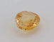 Gemstone Saphir jaune naturel non chauffé 0,94 ct, taille ovale 58 Facettes 157
