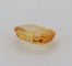 Gemstone Saphir jaune naturel non chauffé 0,94 ct, taille ovale 58 Facettes 157