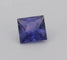Gemstone Saphir violet naturel 0,52 ct taille carré 58 Facettes 159