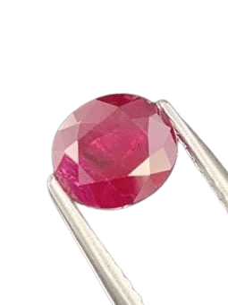 Gemstone Rubis naturel de Birmanie 1,40 ct sang de pigeon, certificat AIG 58 Facettes 193