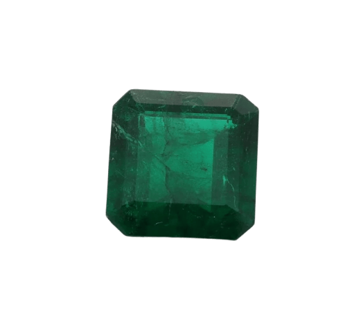 Gemstone Émeraude du Brésil 1,69 ct avec certificat GRS 58 Facettes 179