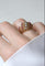 Bague 56.5 Bague boule torsadée diamants et rubis en or jaune 58 Facettes