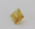 Gemstone Saphir jaune non chauffé 0,47 ct taille rectangle 58 Facettes 158