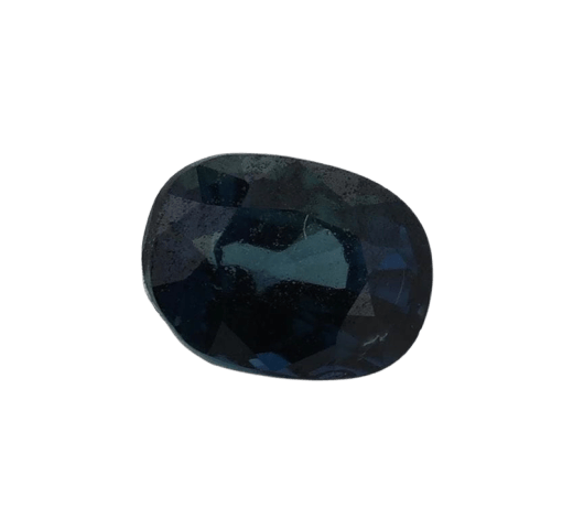 Gemstone Saphir bleu naturel 1,04 ct taille ovale 58 Facettes 104