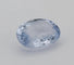 Gemstone Saphir bleu naturel chauffé 1,01 ct, taille ovale 58 Facettes 108