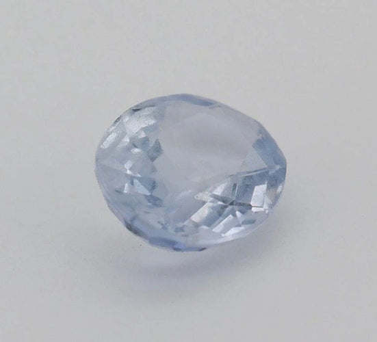 Gemstone Saphir bleu naturel chauffé 1,01 ct, taille ovale 58 Facettes 108