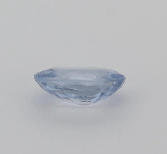 Gemstone Saphir bleu naturel chauffé 1,01 ct, taille ovale 58 Facettes 108