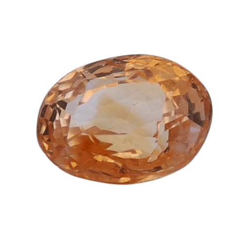 Gemstone Saphir padparadscha 1,10 ct non chauffé non traité avec certificat CGL 58 Facettes 94