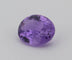 Gemstone Saphir violet non chauffé non traité 1,96 ct ovale 58 Facettes 440