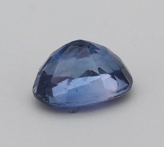 Gemstone Certificat - Saphir bleu naturel ovale 0,81 ct non chauffé 58 Facettes 457
