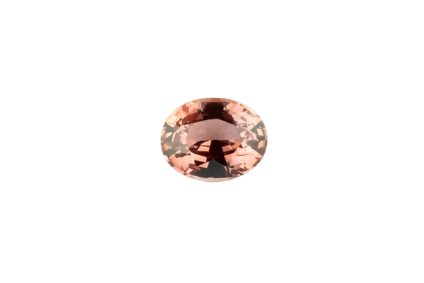 Gemstone Saphir padparadscha ovale naturel 1,19 ct avec certificat Precious 58 Facettes 443