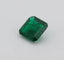 Gemstone Émeraude naturelle carrée 1,69 ct du Brésil, certificat GRS 58 Facettes 468