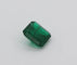 Gemstone Émeraude naturelle carrée 1,69 ct du Brésil, certificat GRS 58 Facettes 468