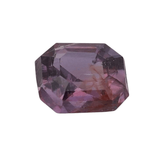 Gemstone Saphir padparadscha 0,87 ct non chauffé avec certificat CGL 58 Facettes 454