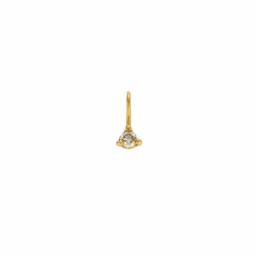 Pendentif Pendentif en or jaune 18 carats avec diamant 0,15 ct 58 Facettes