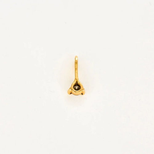 Pendentif Pendentif en or jaune 18 carats avec diamant 0,15 ct 58 Facettes