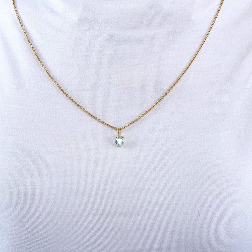 Pendentif Pendentif en or jaune 18 carats et topaze bleue 58 Facettes