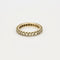 Bague 54 Alliance américaine - Bague en or jaune 18 carats et diamants 58 Facettes