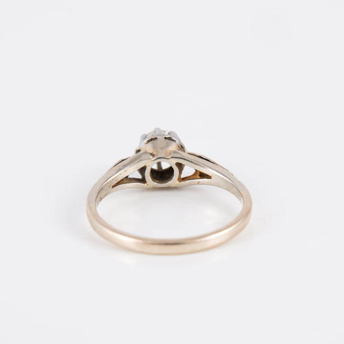 Bague 54 Solitaire - Bague en platine et diamant 0,30 ct 58 Facettes