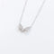 Collier Collier papillon en or blanc et diamants 58 Facettes