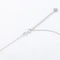 Collier Collier papillon en or blanc et diamants 58 Facettes